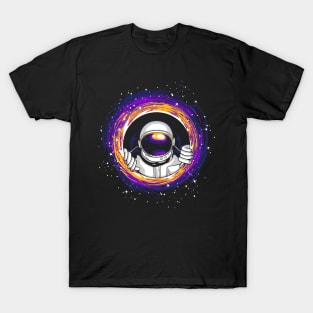 Astronaut in Black Hole T-Shirt